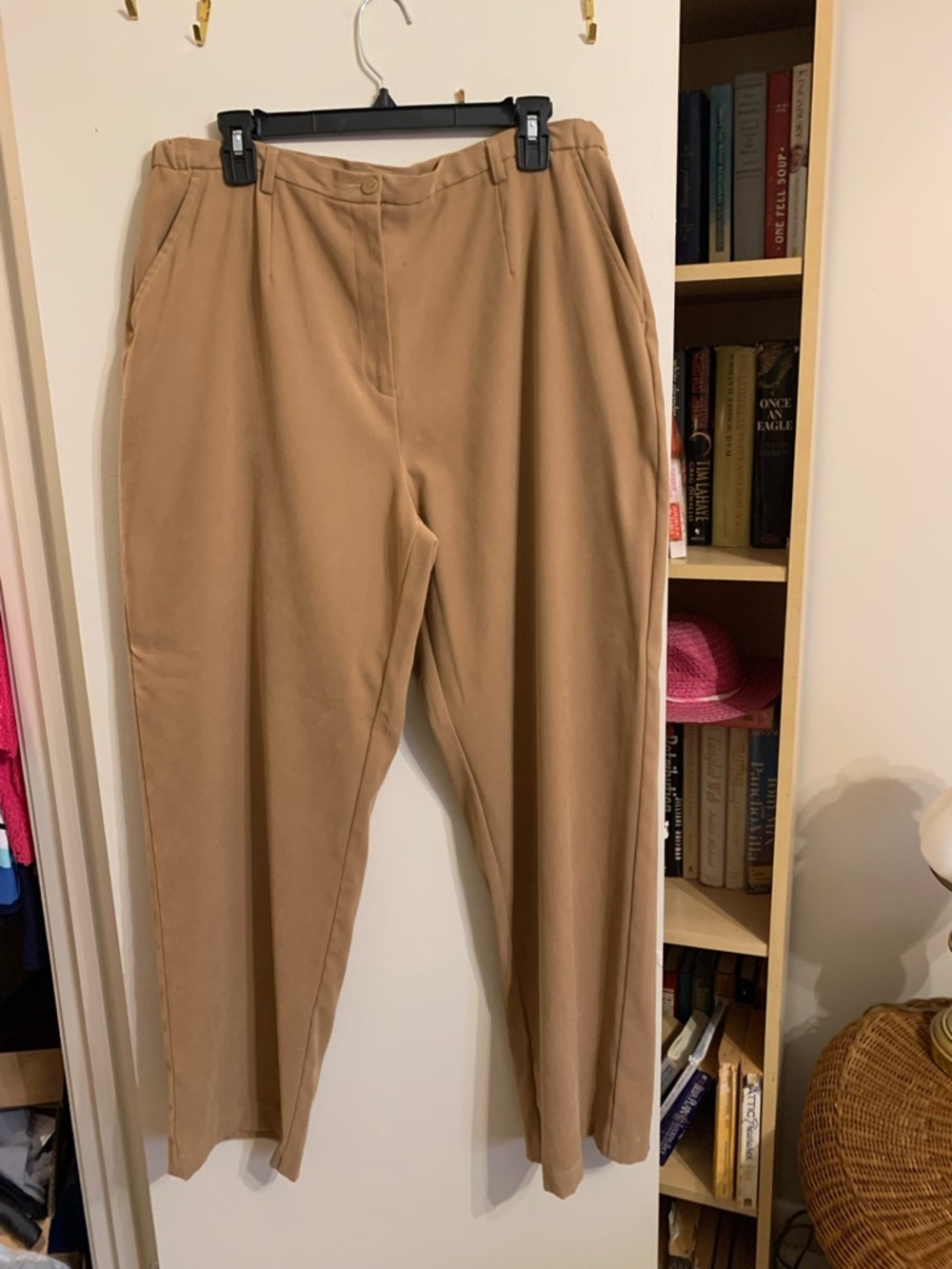 Coldwater Creek Women's Camel Straight-Leg Pants